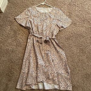 Animal print dress
